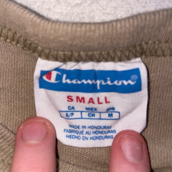 Brown Champion crop top - size small - Picture 2 of 3